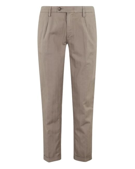 Re-hash Straight Broek in het Gray voor heren