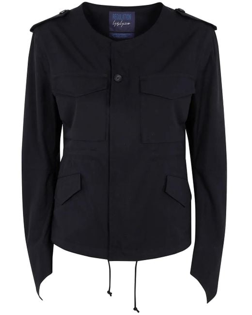 Yohji Yamamoto Blue R-Collarless M65 Y Jkt