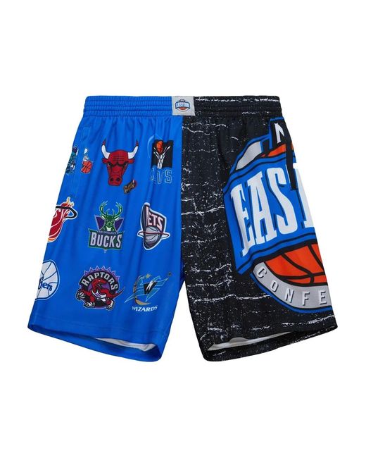 Mitchell & Ness Blue All Star East Jumbotron 3.0 Shorts for men