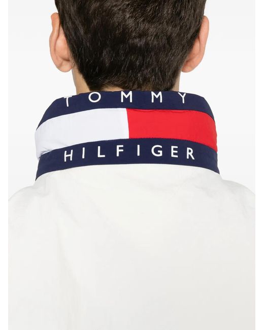 Tommy Hilfiger Blue X Us Sail Gp Logo-Patch Jacket