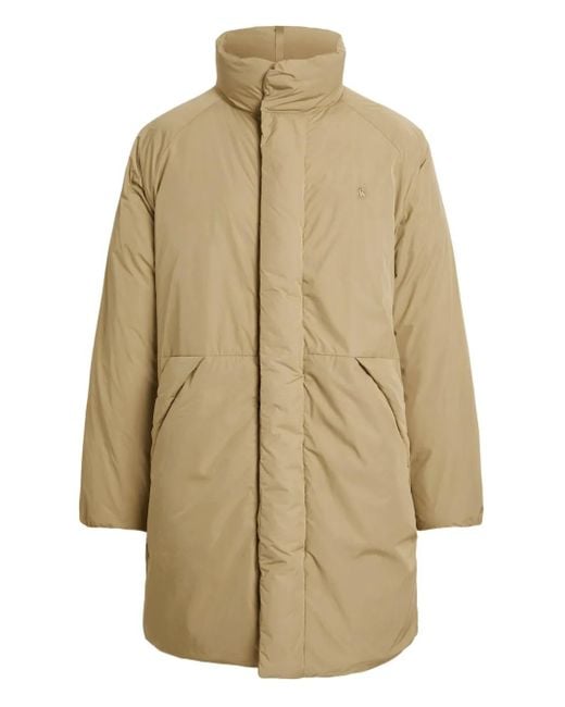 Cappotto Con Scollo A Imbuto di Polo Ralph Lauren in Natural da Uomo