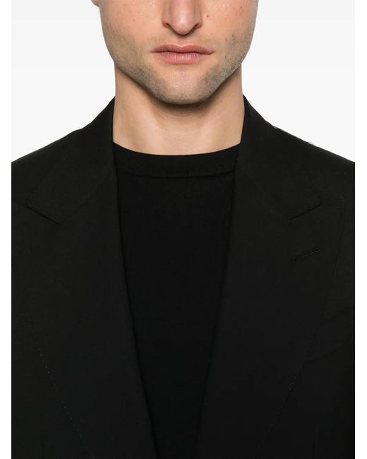 Tom Ford Black Single-Breasted Suit for men