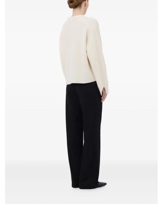 Loulou de Saison Axel クルーネック セーター White