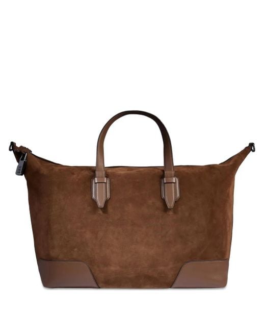 Lancel Brown Charlie De Duffle Bag