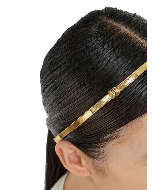 Ferragamo Metallic Mini-Bow Headband
