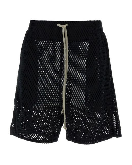 Bermudas Con Cordones Rick Owens de color Black