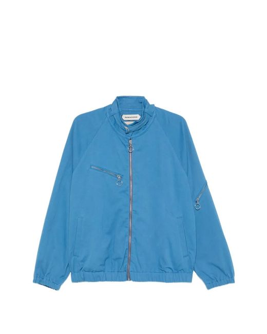 NAMACHEKO Blue Zip-Up Jacket for men