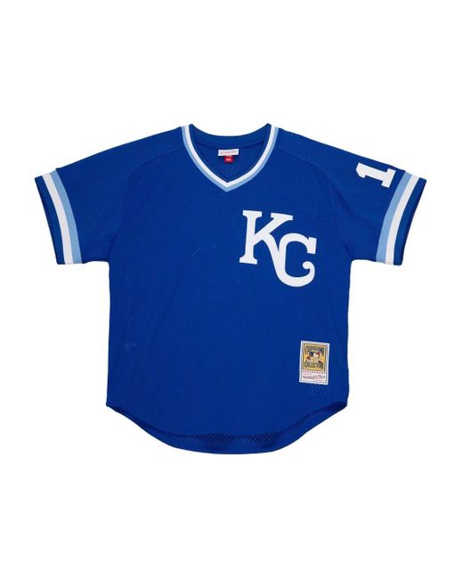 Mitchell & Ness Blue Kc Royals 1989 Bo Jackson Jersey for men