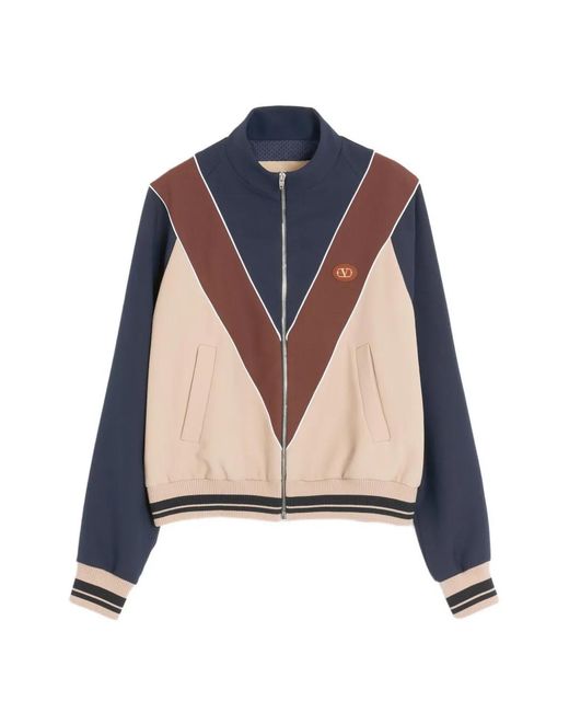 Valentino Garavani Blue Vlogo-Patch Sweatshirt for men