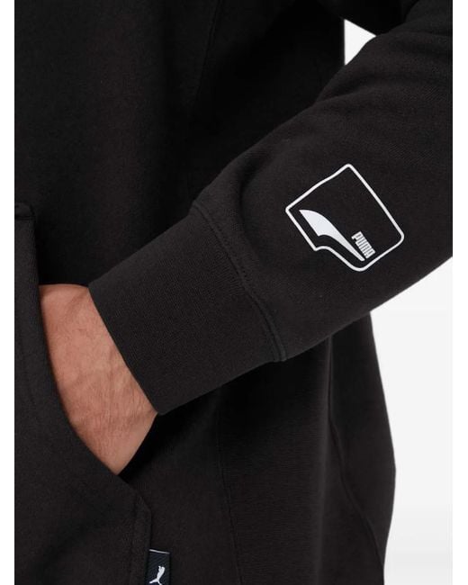 メンズ PUMA グラフィック パーカー Blue