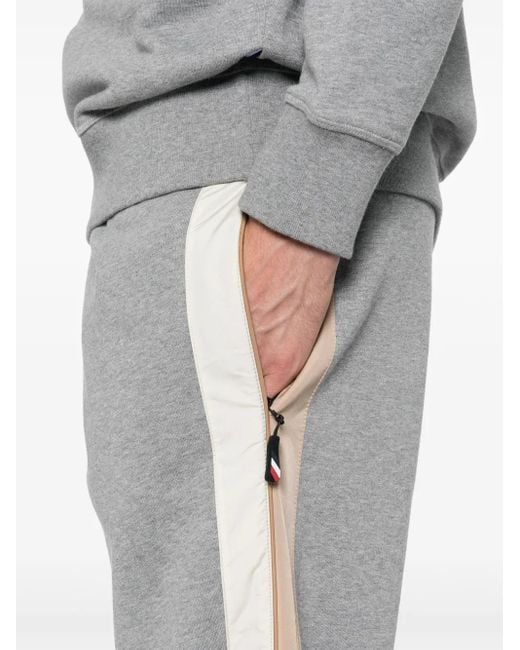 Pantalones De Chándal Con Cordones Moncler de hombre de color Gray