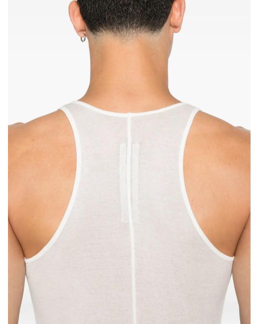 Rick Owens White Organic Cotton Top for men