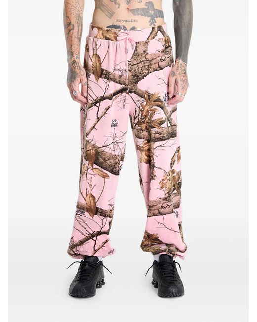 メンズ Pleasures X Juicy Couture 'realtree' ベロア トラックパンツ Pink
