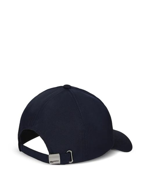 Karl Lagerfeld Blue Box Logo Cap for men