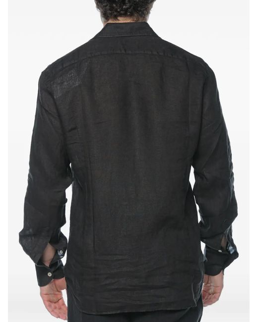 Mc2 Saint Barth Black Chemise Pamplona for men