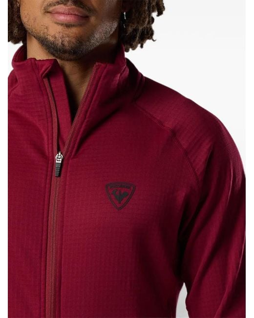 Rossignol Red Blackside Full-Zip Fleece Jacket for men