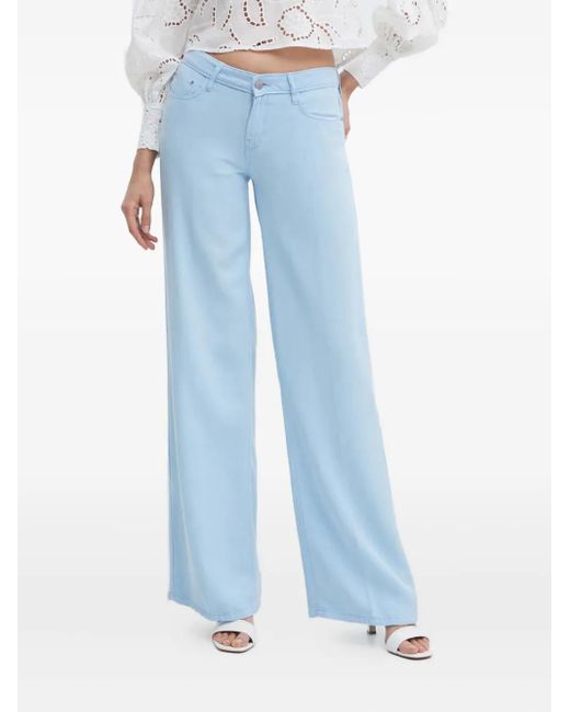 Guess Broek Met Logo in het Blue