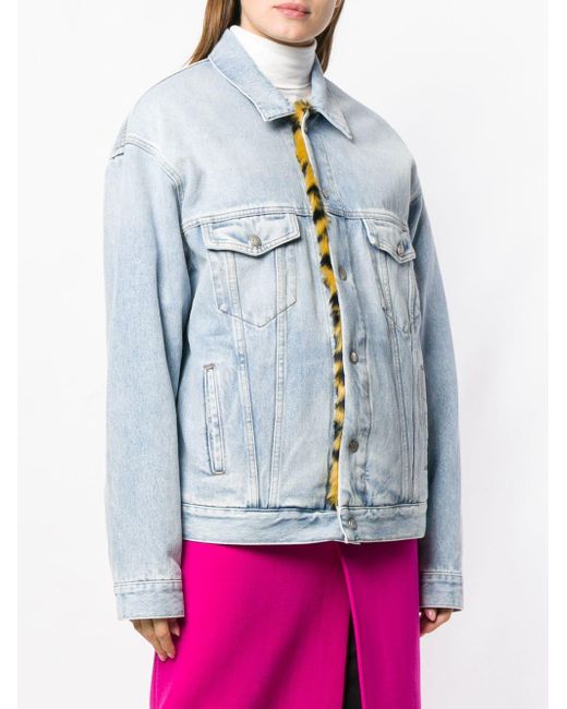 balenciaga oversized denim jacket