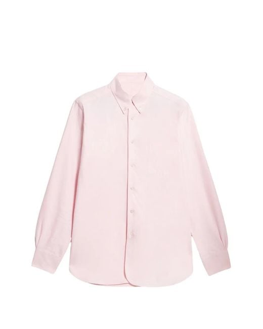 Fortela Pink Oxford Button-Down Shirt for men