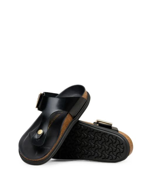 Birkenstock Black Gizeh Buckle-Fastening Thong Sandals