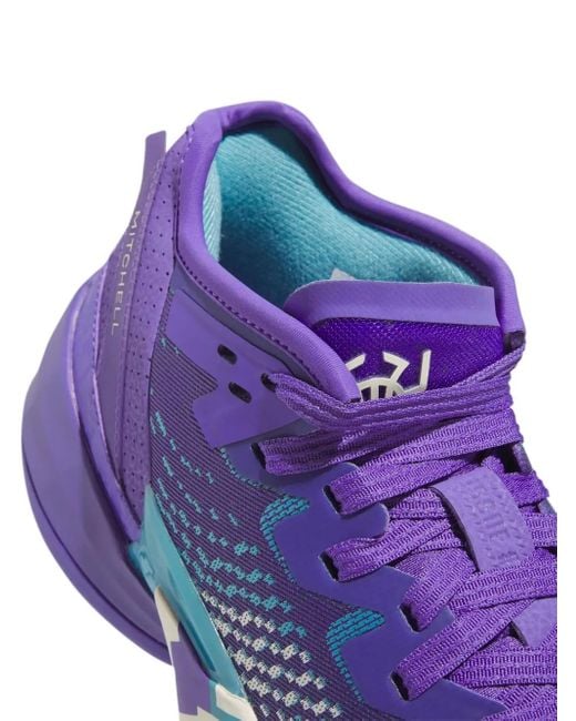 Adidas Purple D.O.N. Issue 4 "Throwback Utah Jazz" Sneakers