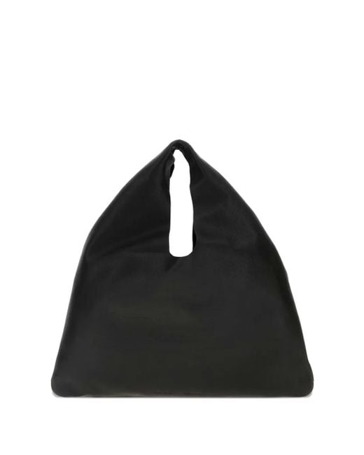 The Row Black Small Bindle Tote Bag