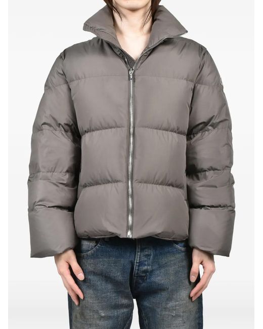 Moncler Gray Cyclopic Down-Padded Jacket for men
