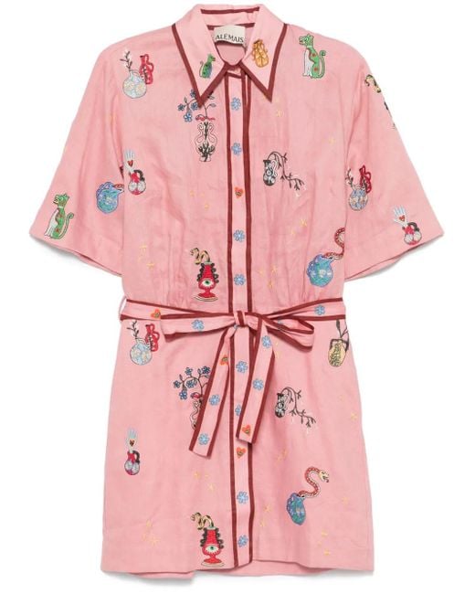 Robe Timmy À Coupe Courte ALÉMAIS en coloris Pink