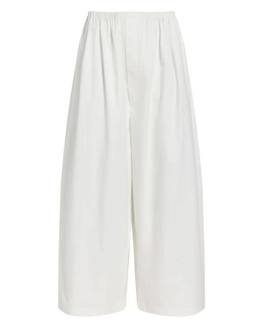 Proenza Schouler White Pleated Trousers
