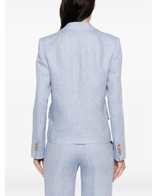 Etro Blue Linen Jacket