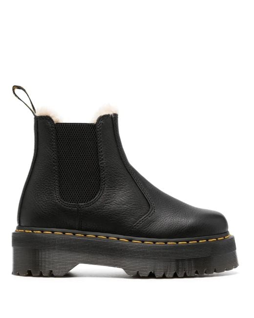 Dr. Martens Black 2976 Quad Fl Shoes for men