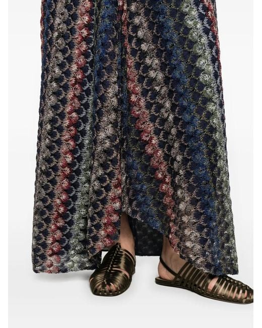 Missoni White Torchon Raschel Maxi Dress