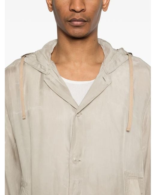 Our Legacy White Chemise À Capuche for men