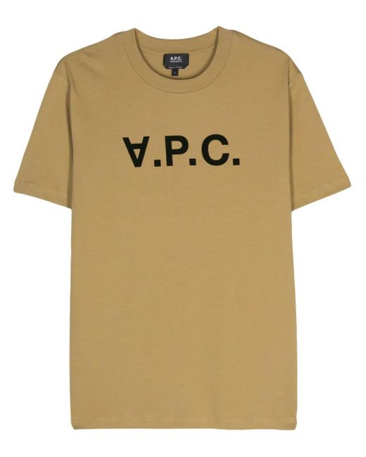 A.P.C. Natural T-Shirt Standard Grand Vpc for men