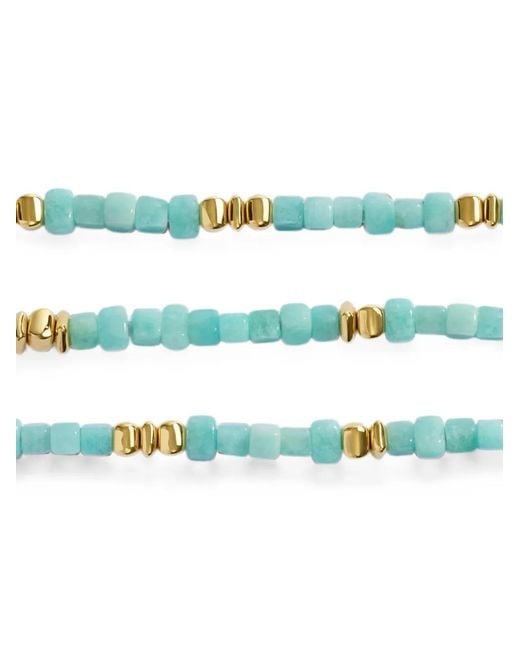 Monica Vinader Blue Beaded Bracelet