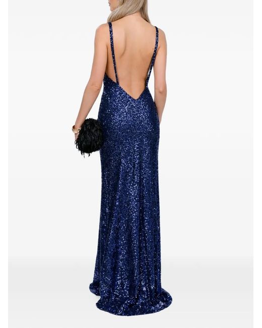 ROSERRY Blue Margot Sequined Dress