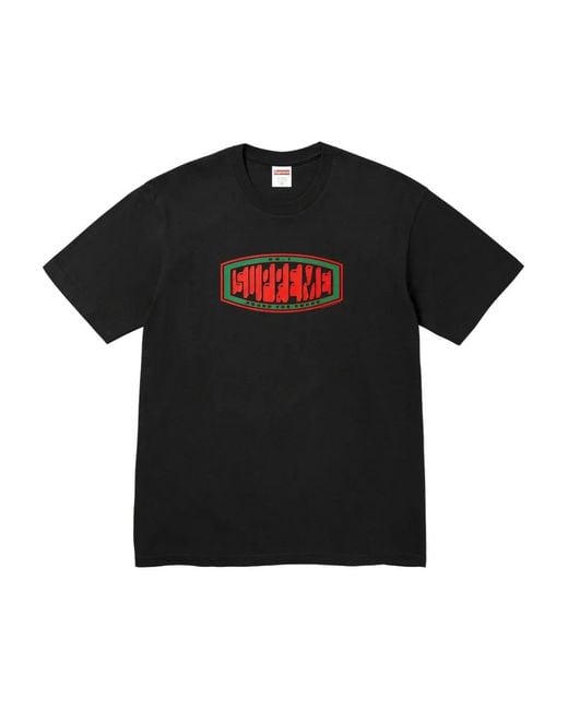 Supreme Black Pound Graphic T-Shirt for men