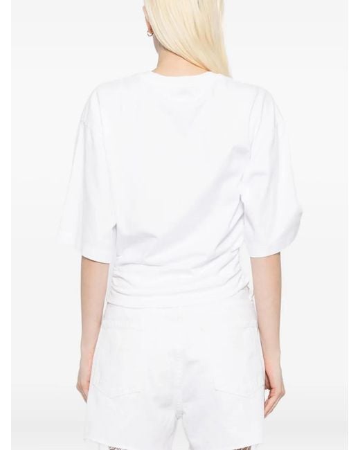Agolde White T-Shirts And Polos