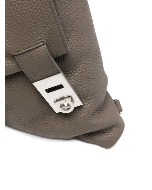 Sac Porté Épaule À Boucle Gancini Ferragamo pour homme en coloris Gray