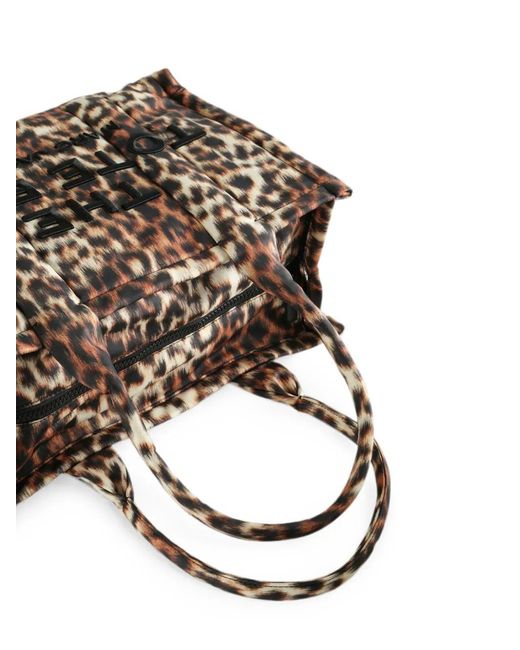 Marc Jacobs Black Leopard-Pattern Tote Bag