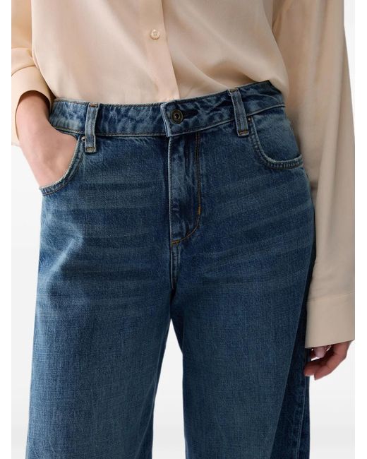 Liu Jo Blue Jeans With Asymmetrical Seams