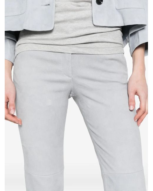 Arma White Pocket Stretch Trousers