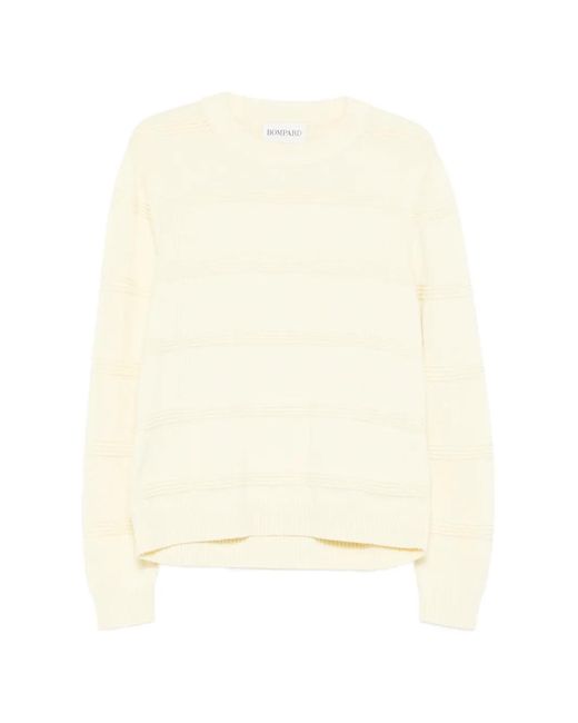 Bompard Natural Round-Neck Long-Sleeve Jumper for men