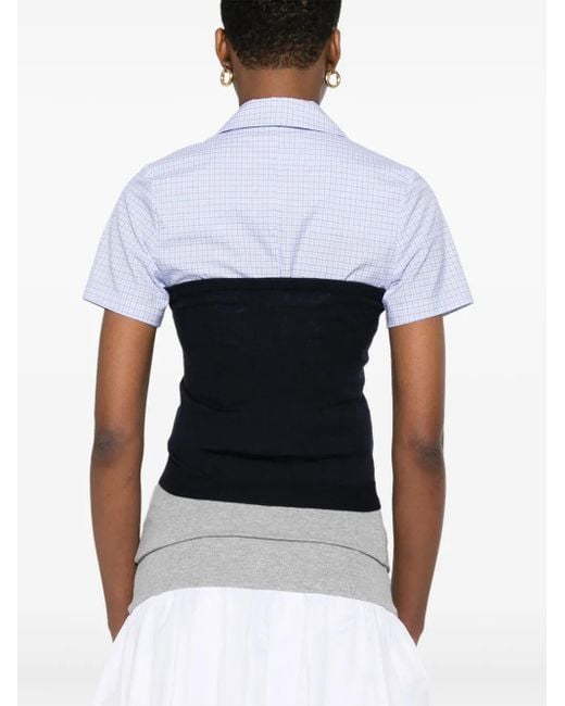 Haut En Laine Vierge Miu Miu en coloris Black