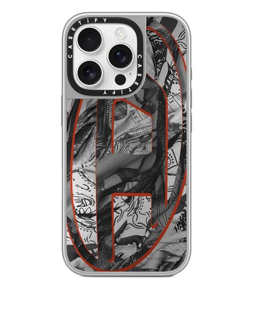 DIESEL Black X Casetify Moulded Iphone 16 Pro Max Case