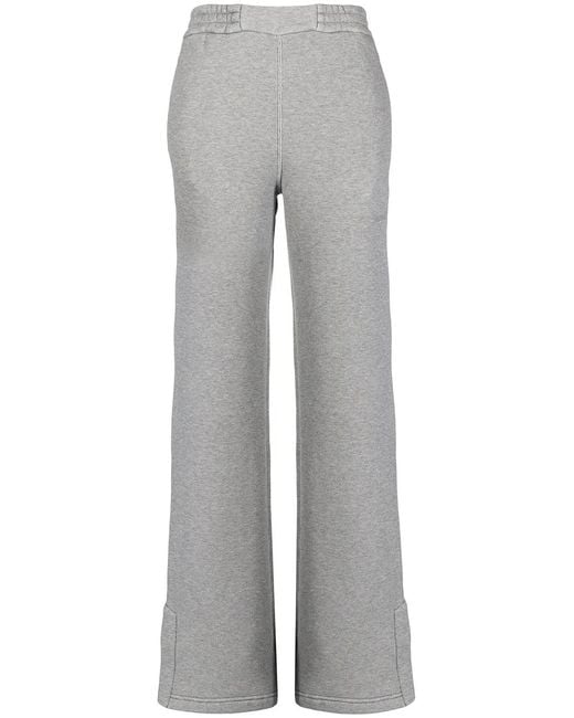 Off-White c/o Virgil Abloh Gray Diag Flared Trackpants