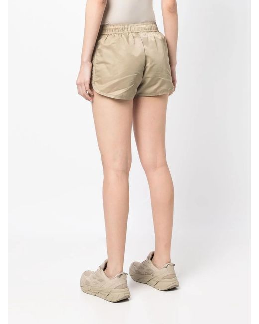 Fear Of God Natural Logo-Patch Track Shorts