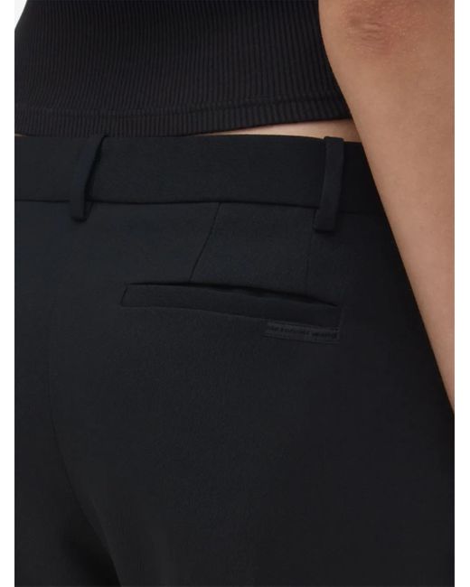 Pantaloni Con Vita Media di Alexander Wang in Blue
