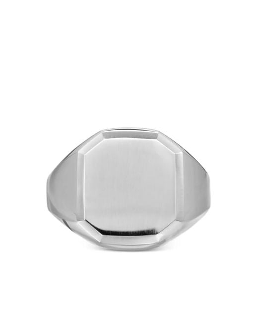 David Yurman Streamline Siegelring Aus Sterlingsilber in Gray für Herren