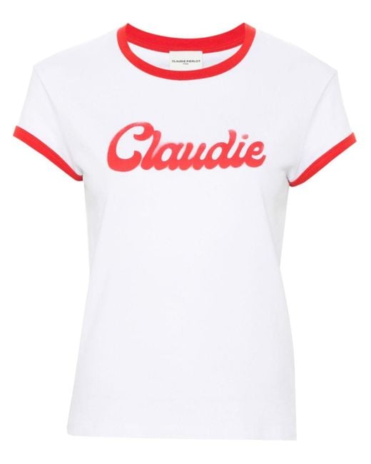 Claudie Pierlot Claudie Katoenen T-shirt in het White